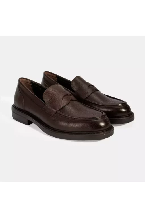 loafer چرم قهوه ای مردانه برند Desa - 988835937