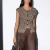 پردهدار بلند چروکیده برند Massimo Dutti - 960206659