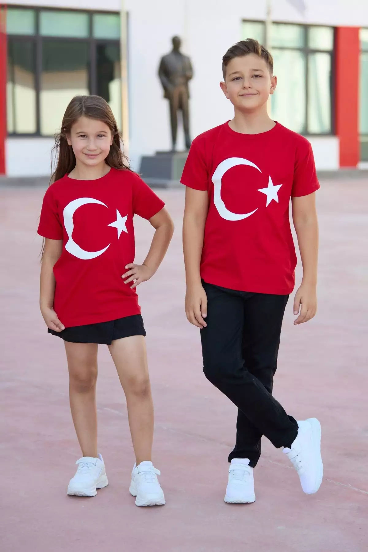 تیشرت بچهگانه با طرح پرچم ترکیه برند Fullamoda - 954264557