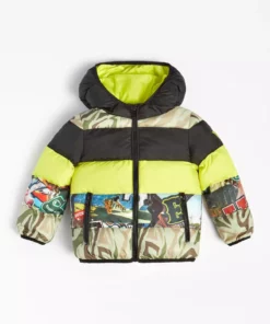 پالتوی کلاهدار بچهگانه برند Guess - 942235211