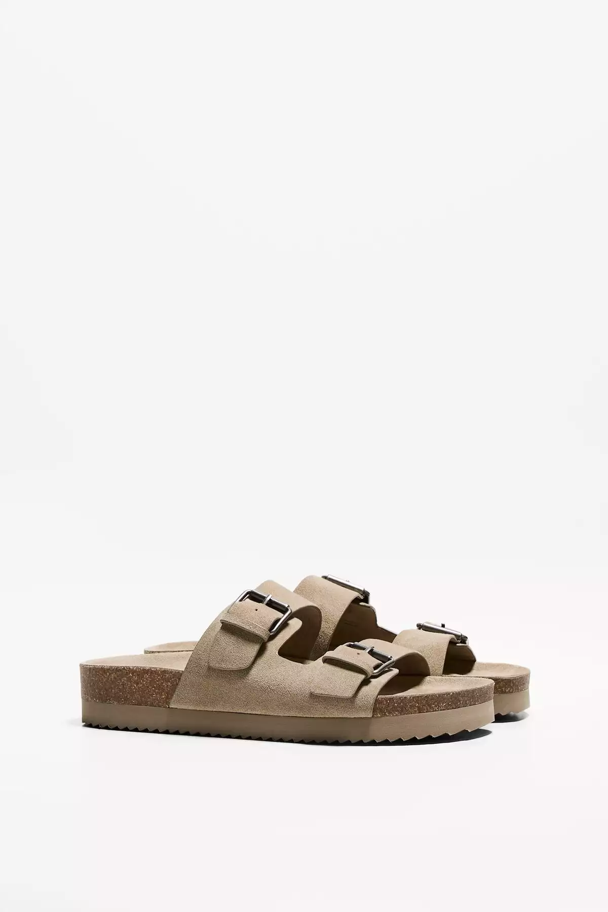 سندل تخت با بند دورنگ برند Bershka - 896761892