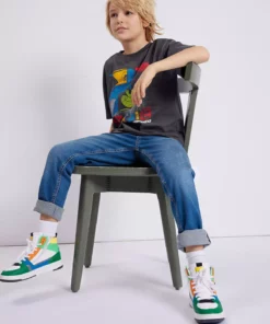 تیشرت گرافیکی سونیک به رنگ آنتراسیت / مدل اوورسایز 6610160-80106 برند Mavi - 792173229