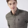 پیراهن مردانه سبز با یقه دکمهای Nova022k برند U.S. Polo Assn. - 364696890