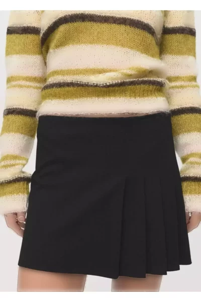 دامن مینی چهارخانه برند MANGO - 955836100