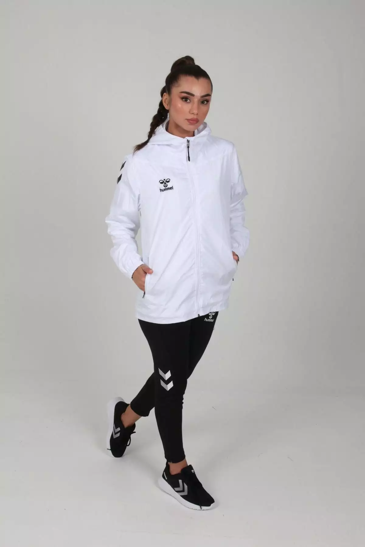 بارانی اورگن سفید برند hummel - 844228459