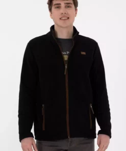 کازکت مردانه سیاه رنگ با بافت پشمی 50290594-VR046 برند U.S. Polo Assn. - 927790635