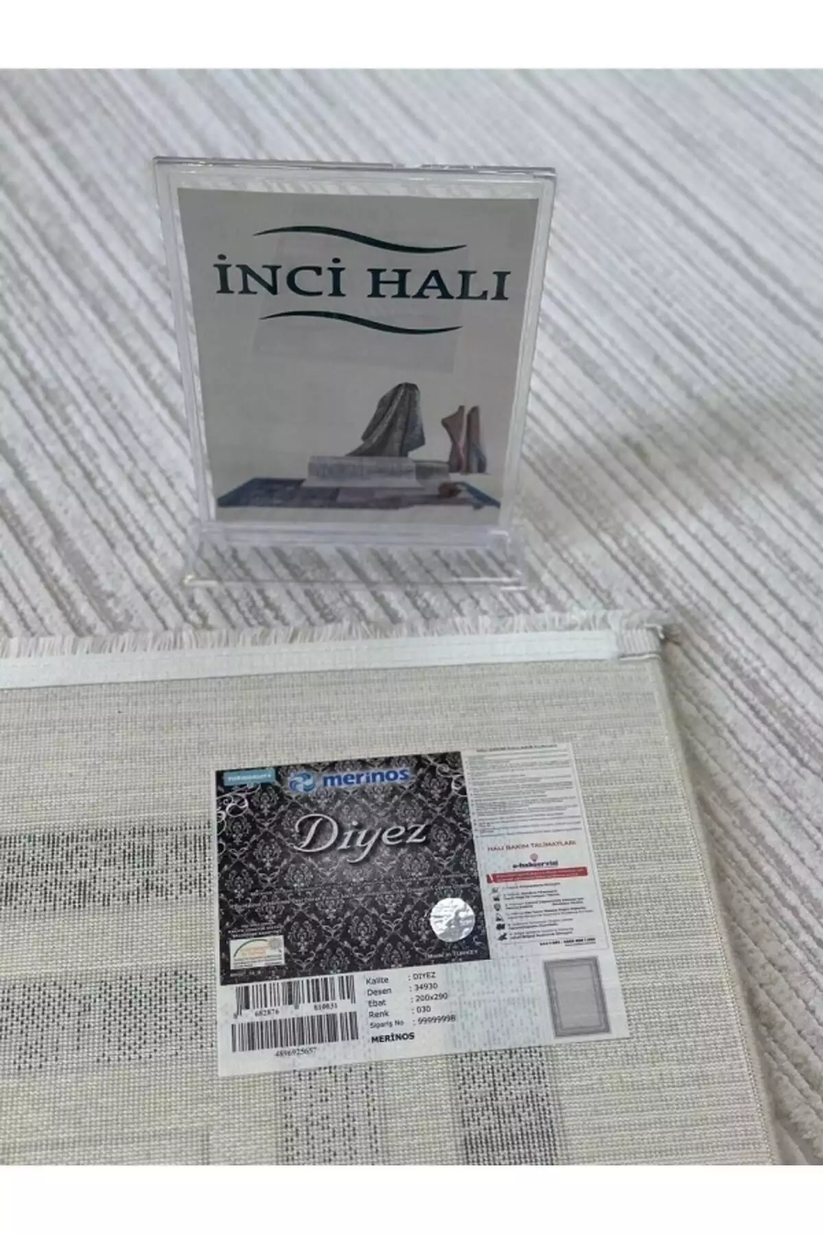 سری فرش دیyez 34930 030 با تمامی ابعاد برند Merinos - 144701661