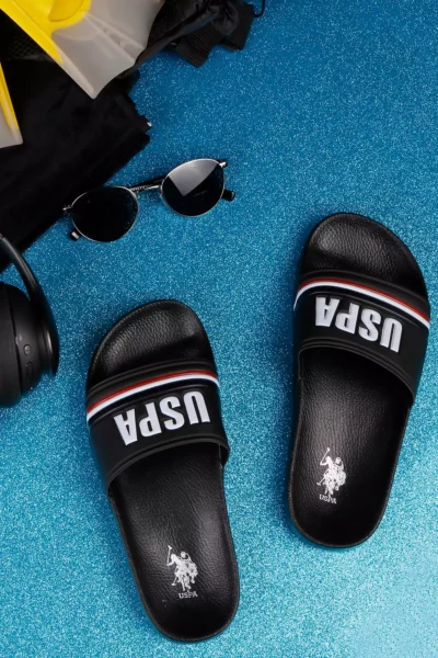 دمپایی مردانه U.S. Polo Assn. مدل Alvega 3fx شماره 101373077 رنگ مشکی برند U.S. Polo Assn. - 732131328