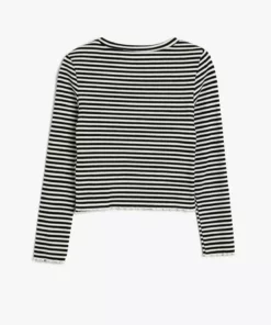 تیشرت پایه آستین بلند یقه گرد راهدار برند Koton - 847796245