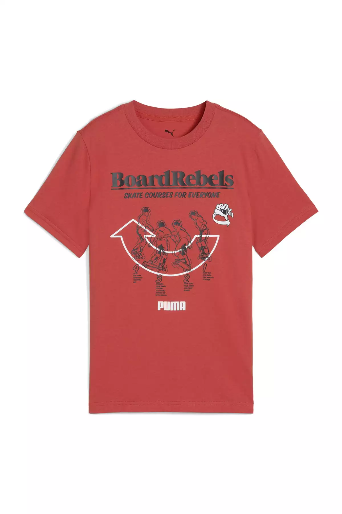 تیشرت گرافیکی قرمز مردانه برای پسران 68514415-MID90S برند Puma - 903885971