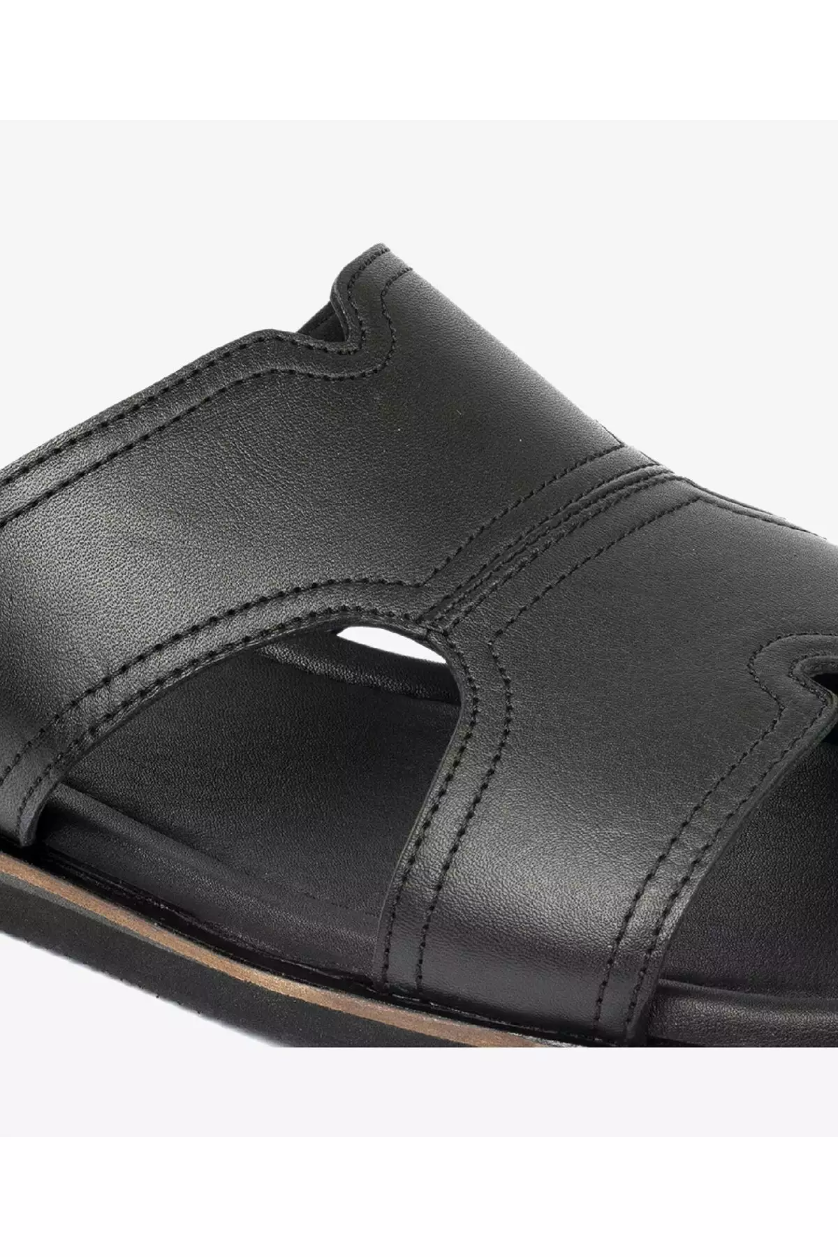 ملوس مشکی مردانه از جنس چرم طبیعی برند Greyder - 823330200