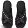 ترلیک مردانه مشکی دلما با زیره آناتومیک از چرم طبیعی برند U.S. Polo Assn. - 865541587
