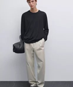 ژاکت بافتنی از 100٪ پشم مریدنوس برند Massimo Dutti - 943650731