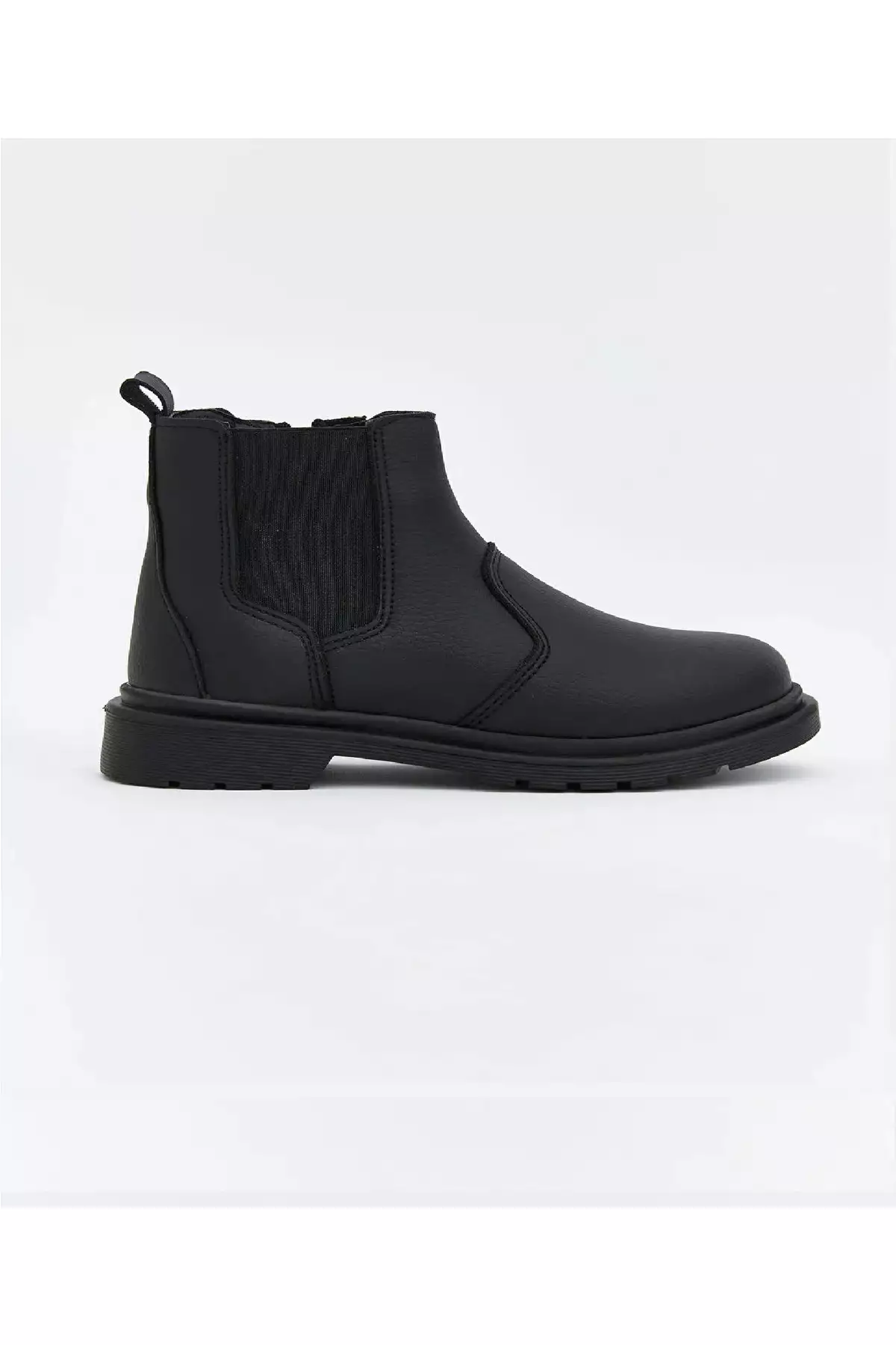 چکمه بچهگانه مردانه با ظاهر چرم سیاه برند LC Waikiki - 994112720