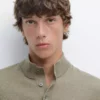 کلاه قلاب بافی یقه دیپ برند Massimo Dutti - 977920630
