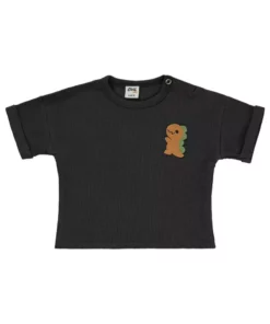 تیشرت نوزاد پسر 6-18 ماه رنگ خاکستری تیره برند Civil Baby - 919906905