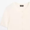 کوتاه آستین پشمی نازک بافتنی برند Massimo Dutti - 939063990