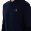 پولوشرت یقه دار آبی تیره مردانه با سایز معمولی 50313772-VR033 برند U.S. Polo Assn. - 979223158