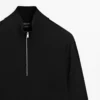کاپشن با گردن ایستاده زیپدار برند Massimo Dutti - 954096723