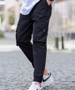 شلوار جگر مردانه کتان با جیب سیاه 5461 برند Madmext - 290330125