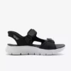 صندل راحتی گو واک فلکس - ورودی آسان مردانه رنگ مشکی 229210 BKGY برند Skechers - 889028111