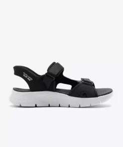 صندل راحتی گو واک فلکس - ورودی آسان مردانه رنگ مشکی 229210 BKGY برند Skechers - 889028111