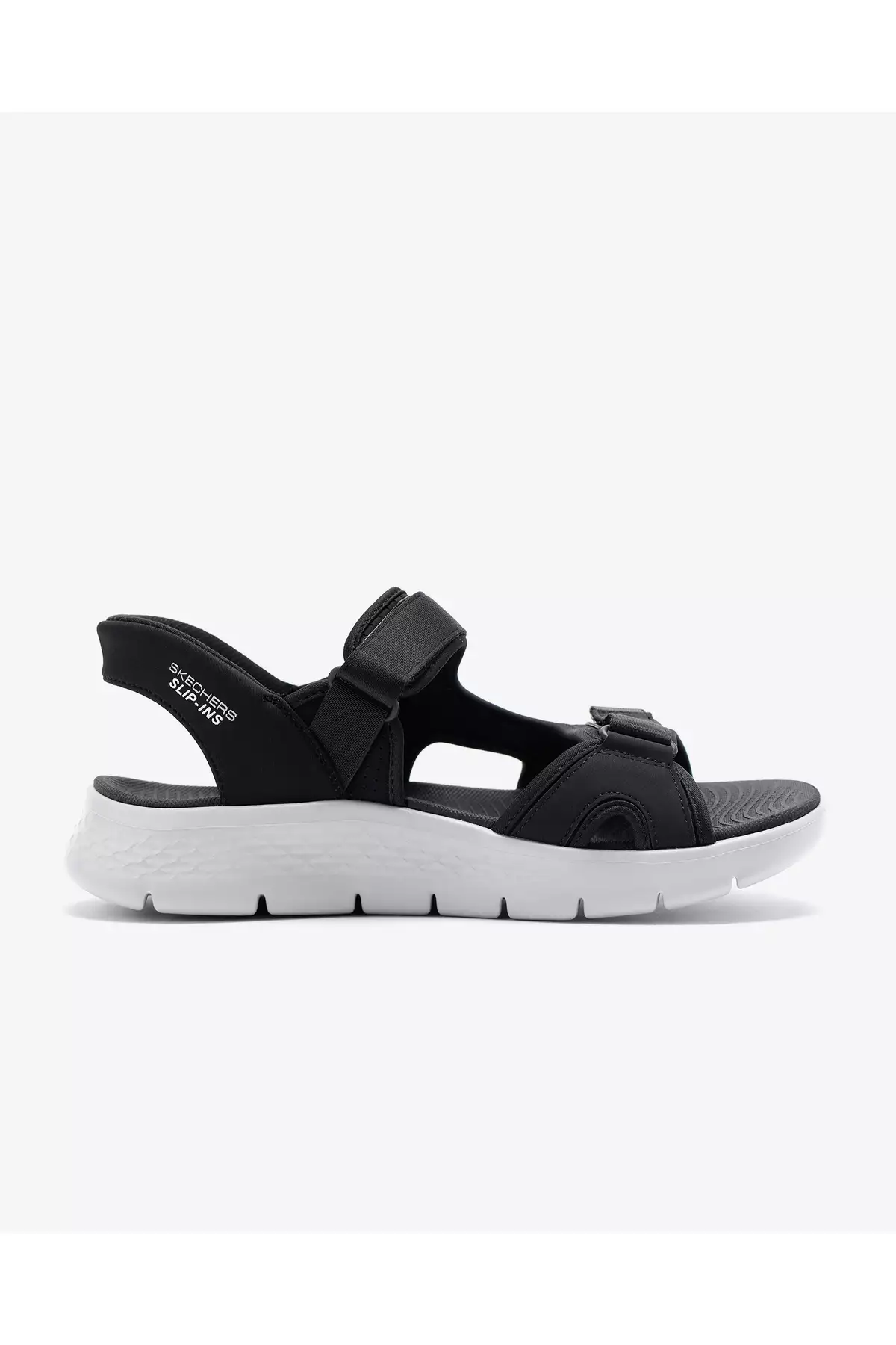 صندل راحتی گو واک فلکس - ورودی آسان مردانه رنگ مشکی 229210 BKGY برند Skechers - 889028111