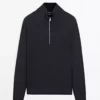 ژاکت با یقه ایستاده و زیپ دار برند Massimo Dutti - 954096948