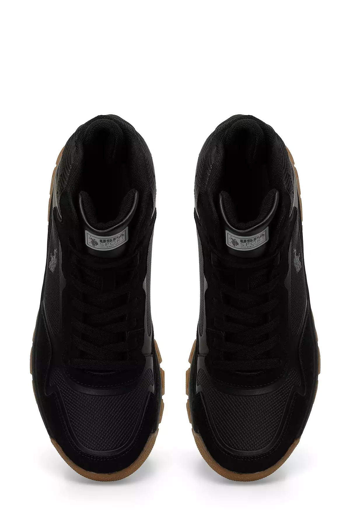 کفش کوهنوردی مردانه سیاه رنگ ساگان HI 4PR برند U.S. Polo Assn. - 843210614