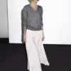 پلیور و یقه V کشبافی پشمی برند Massimo Dutti - 953461062