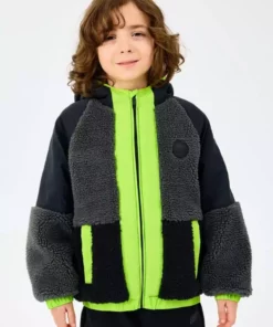 پالتوی مردانه بچهگانه با زیپ کامل و جنس پلیسهی خارجی SK2520045-1602 به رنگ سبز برند Skechers - 1006209921