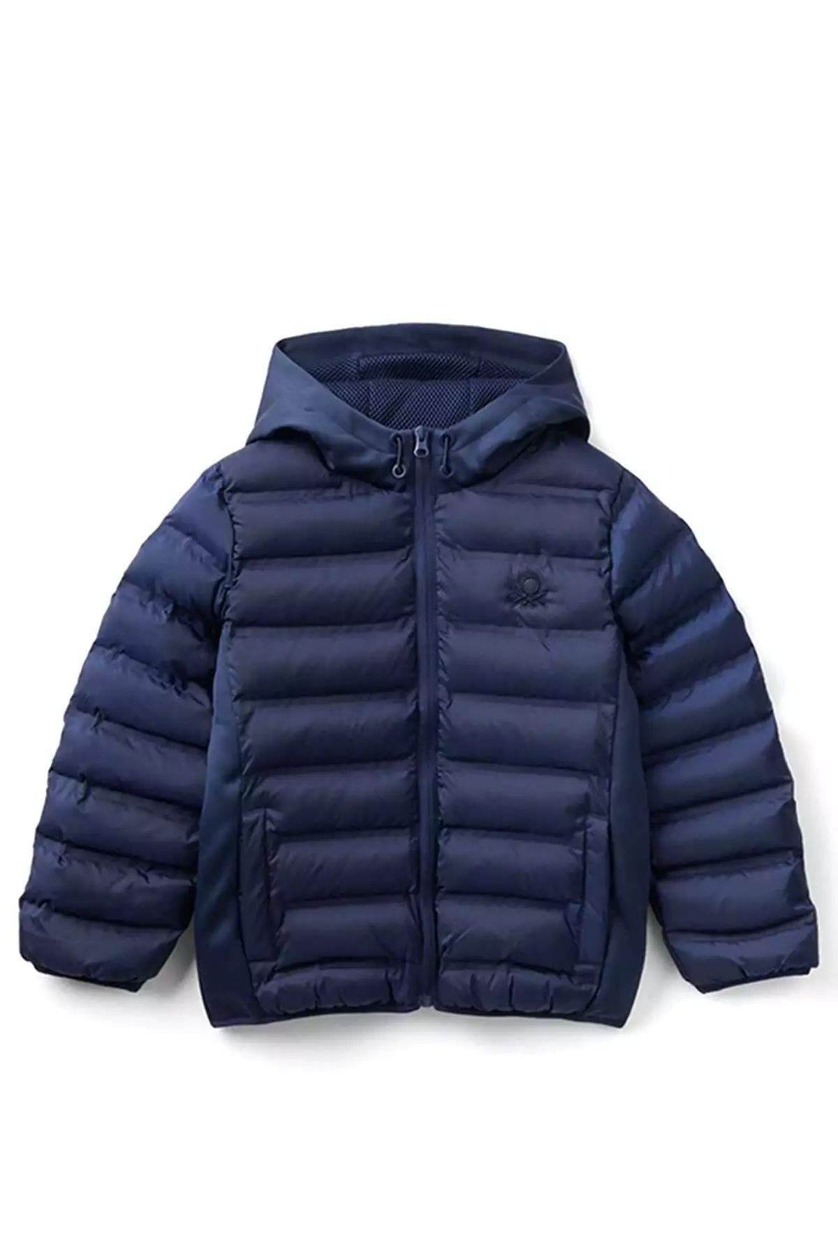 پالتو پفی با لوگوی آبی برای پسر بچهها برند United Colors of Benetton - 763115591