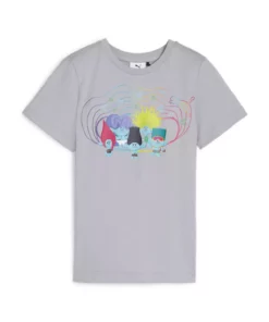 تیشرت بچهگانه طوسی با طرح چاپی 62481663 - تی شرت PUMA X TROLLS برند Puma - 815705522