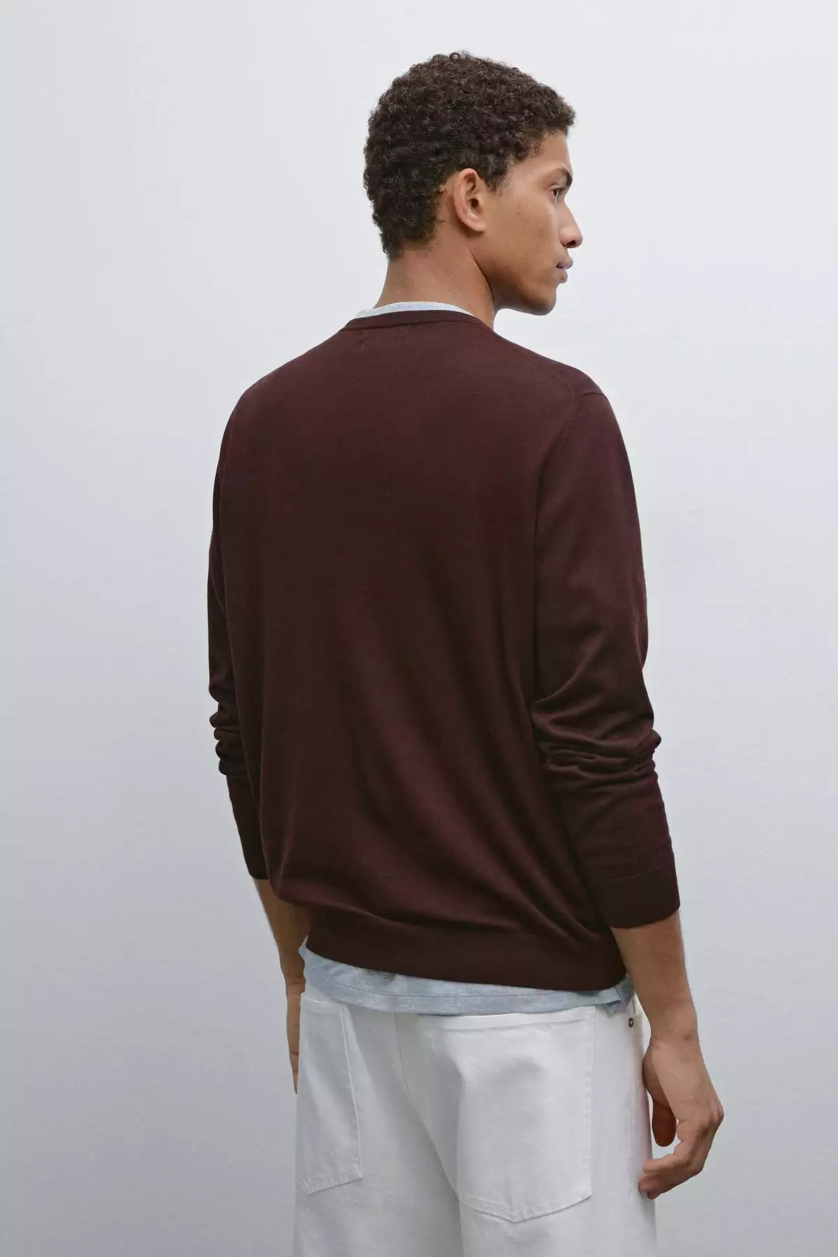 ژاکت بافتنی پنبهای آستین بلند برند Massimo Dutti - 943649077