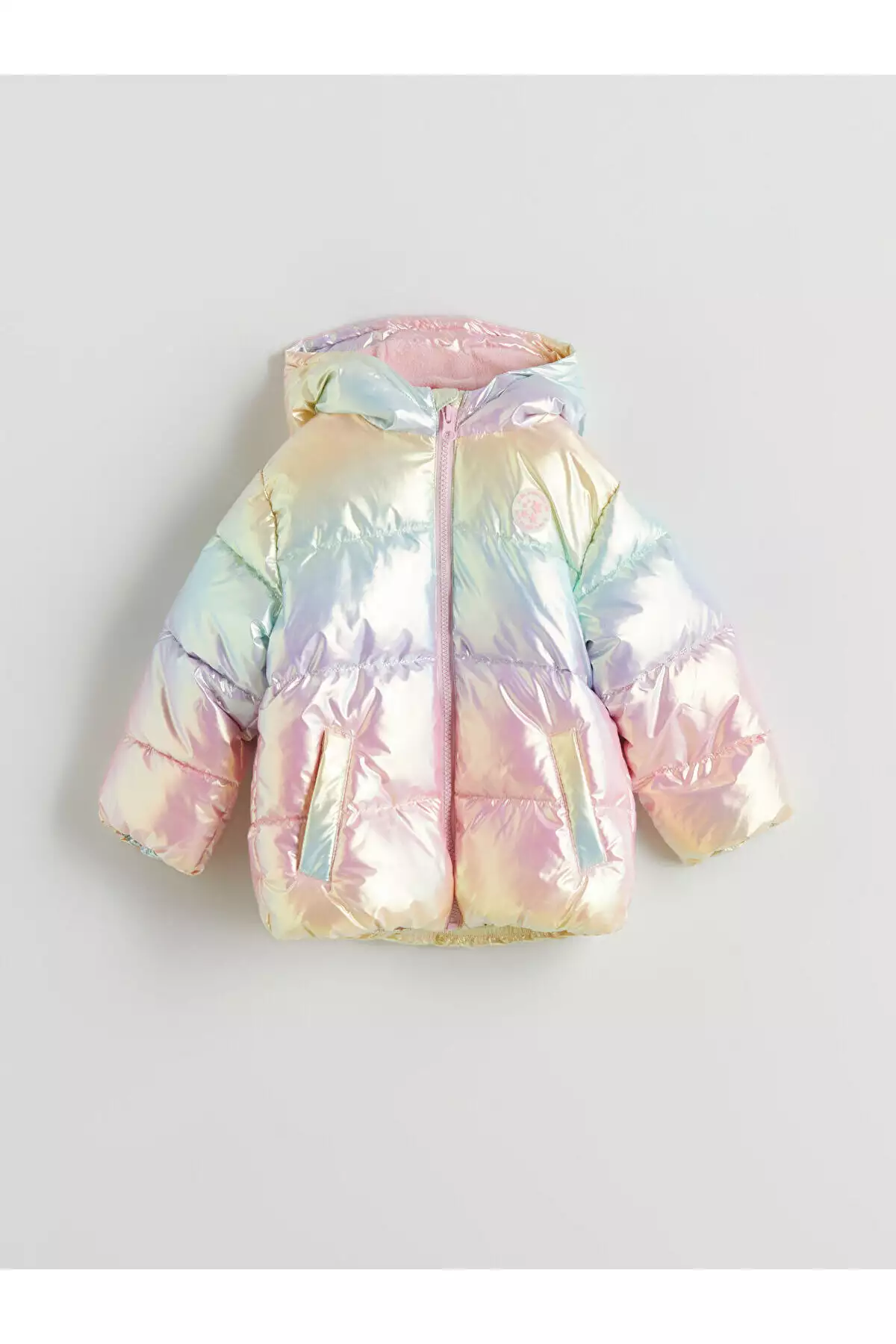 کاپشن بادکرده جدید دخترانه با طرح رنگی LCW Kids برند LC Waikiki - 979316509