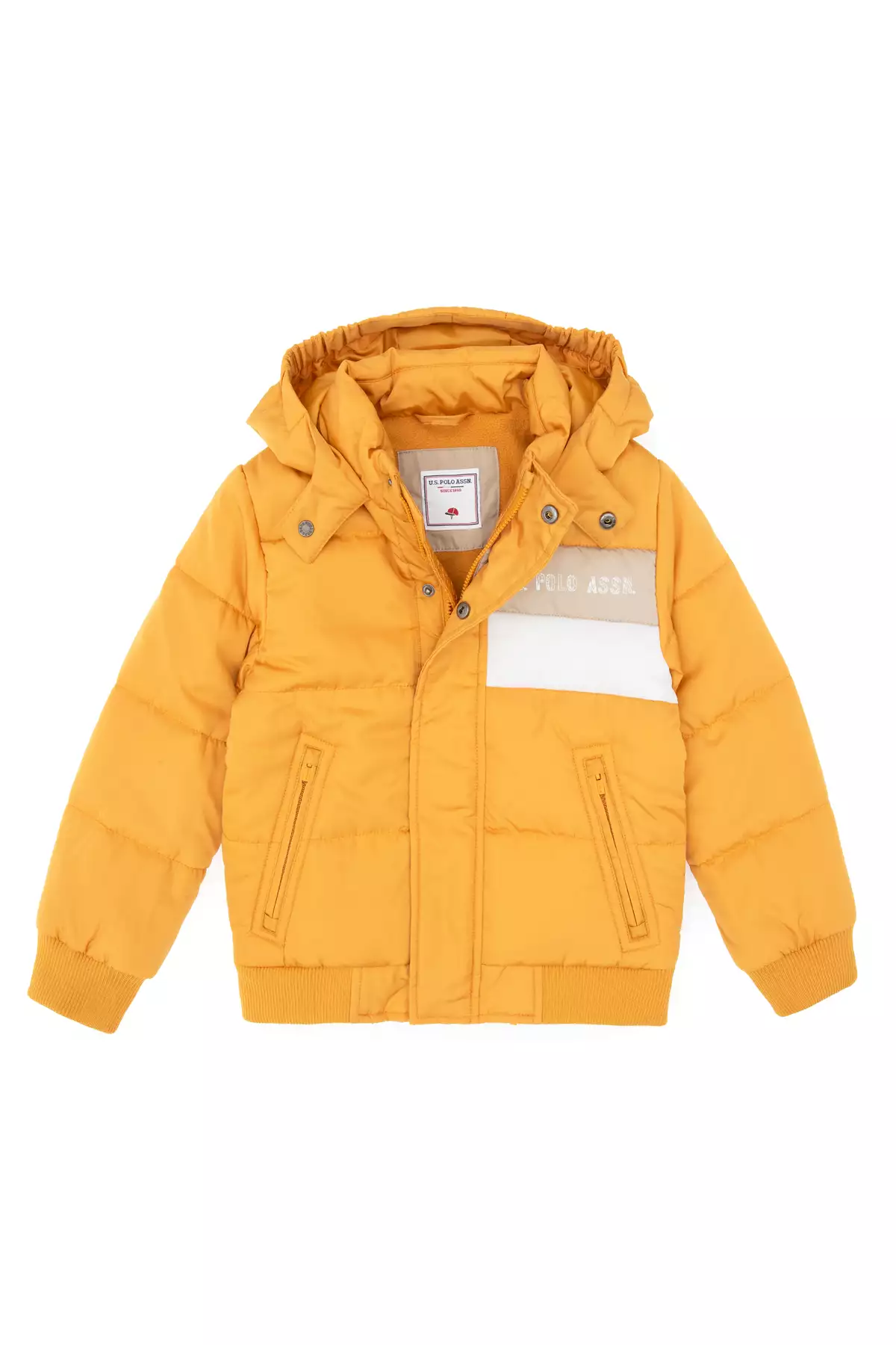 کاپشن خردلی مخصوص پسران 50312096-VR072 برند U.S. Polo Assn. - 1039322683