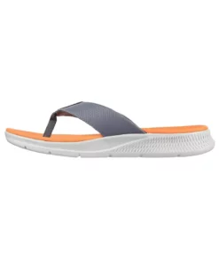 صندل مردانه گو کنسیستنت مدل ۲۲۹۰۳۵ رنگ خاکستری/نارنجی برند Skechers - 820060923