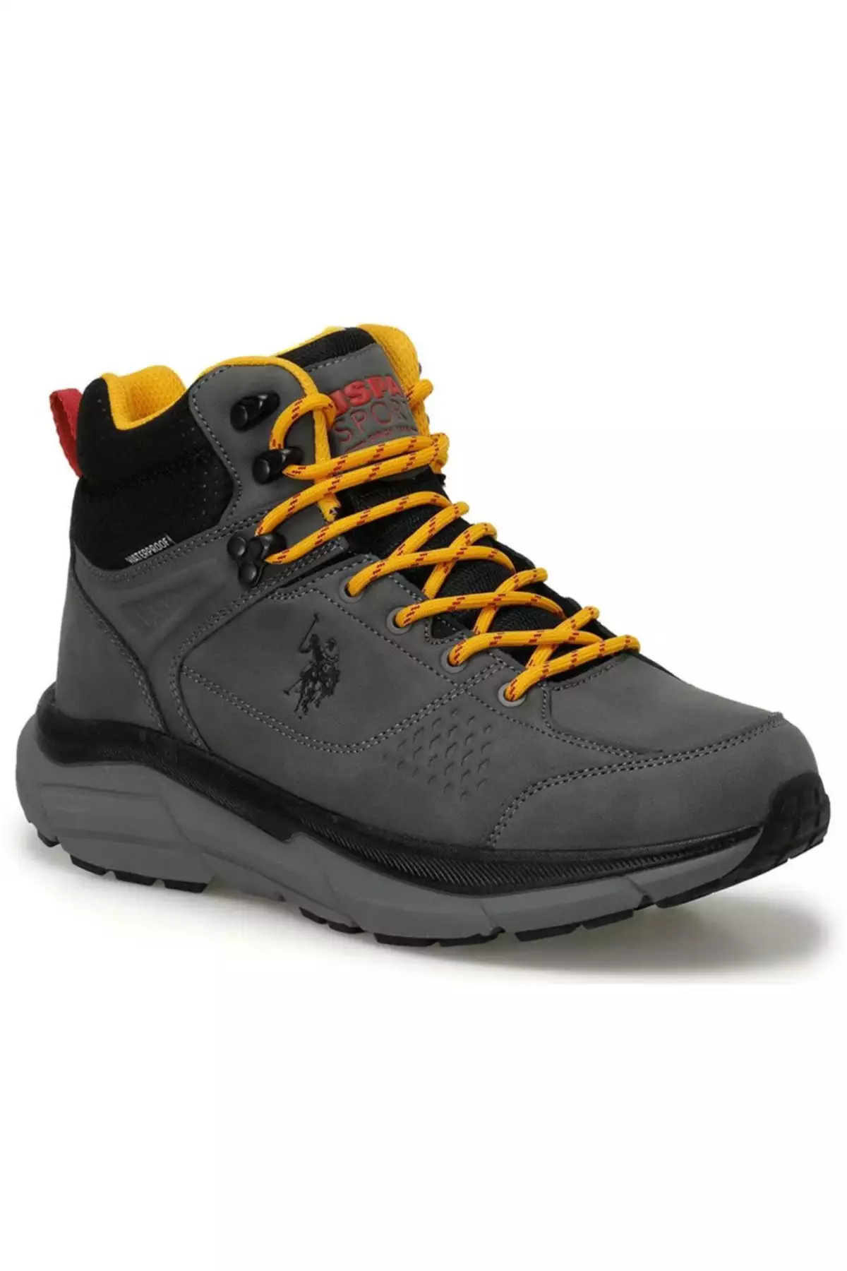 کفش چکمهای ضدآب مردانه هنری مدل 4Pr رنگ خاکستری (سایز 40-45) برند U.S. Polo Assn. - 862304627