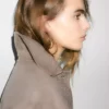 کوتاه پالتوی پشمی دکمهدار برند Massimo Dutti - 944522213