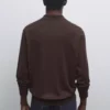 پولوشرت پشمی با ترکیب پنبه برند Massimo Dutti - 969523308
