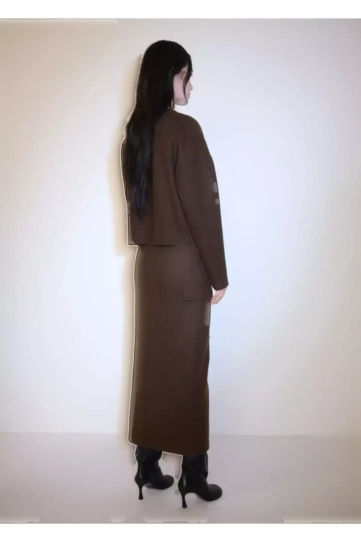 دامن کارگو با چاک برند MANGO - 861359217
