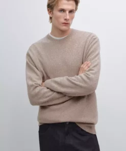 ژاکت با یقه دوچرخهای و طراحی ملانژ برند Massimo Dutti - 987799583