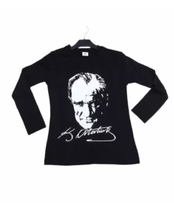 تیشرت کم‌کم آستین مراسم کلاسی آتاتورک - 10 نوامبر و 29 اکتبر آتاتورک برند Dıgıl Kids - 152871441