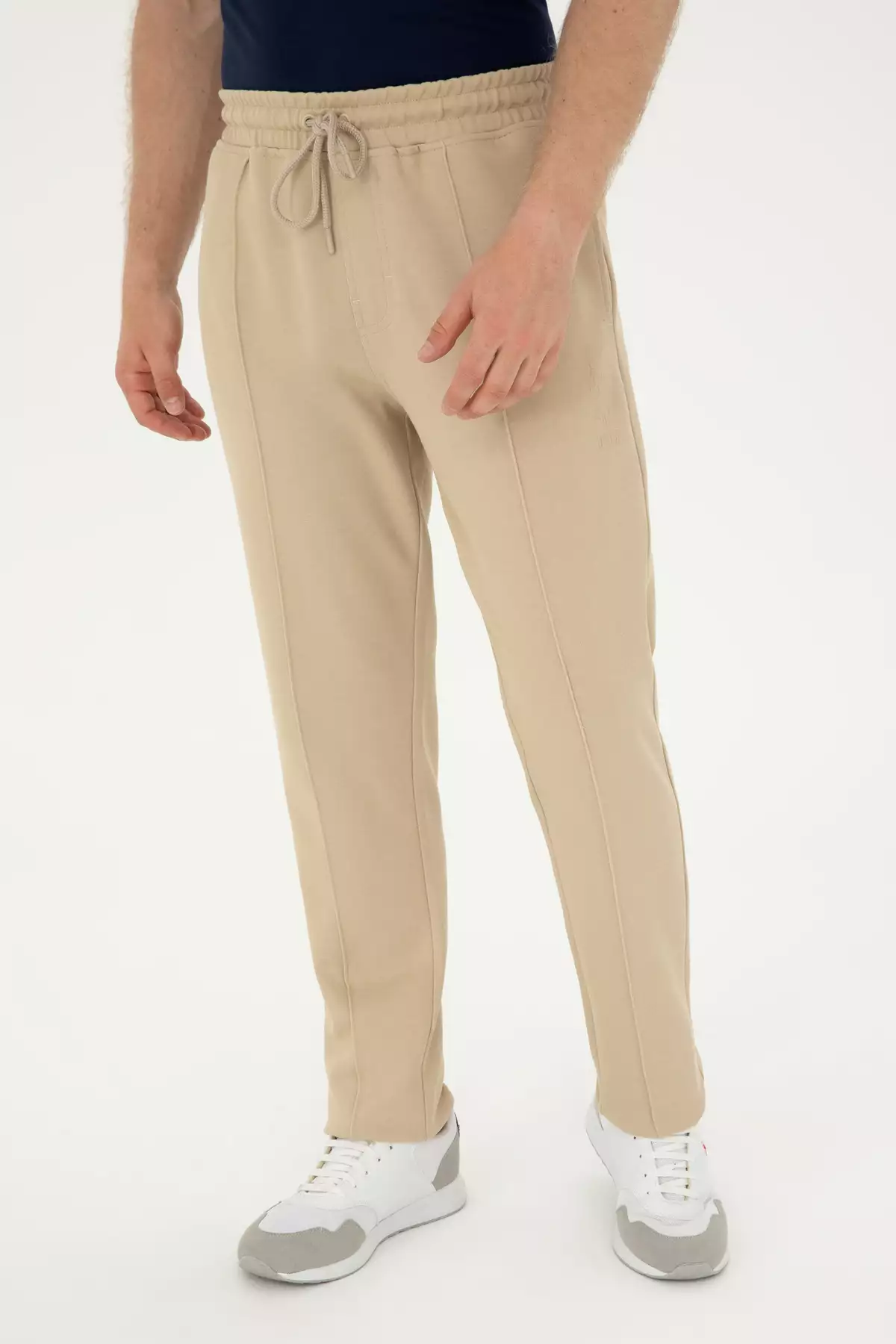 شلوار ورزشی مردانه به رنگ خاکی روشن ۵۰۲۸۹۲۸۶-VR183 برند U.S. Polo Assn. - 833113240