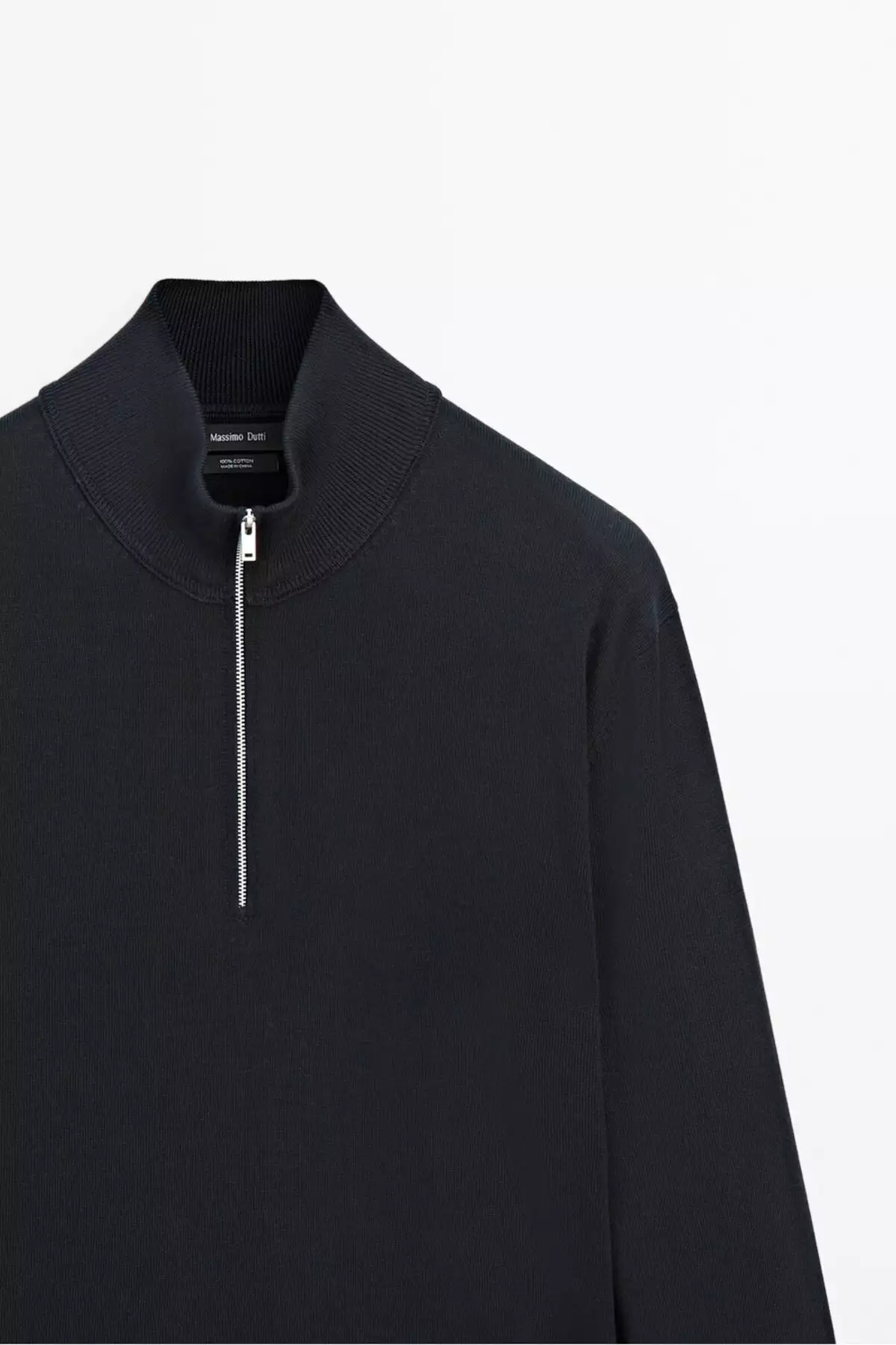 ژاکت با یقه ایستاده و زیپ دار برند Massimo Dutti - 954096948
