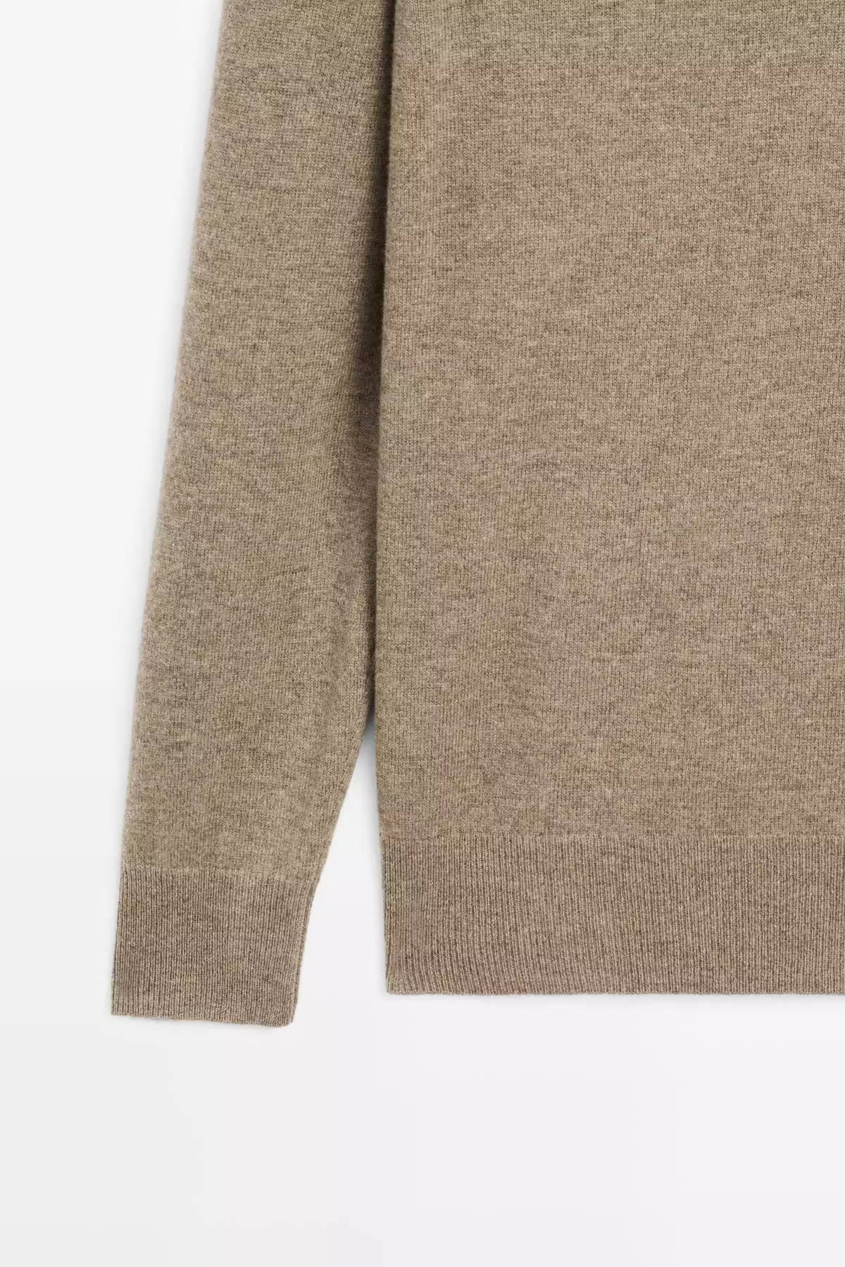 پولوشرت با یقه ایستاده و ترکیب پشم یاتون برند Massimo Dutti - 984774169