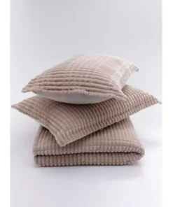 ست پنبهای ۳ پارچه مدرن رنگ بژ برند Merinos - 81612955