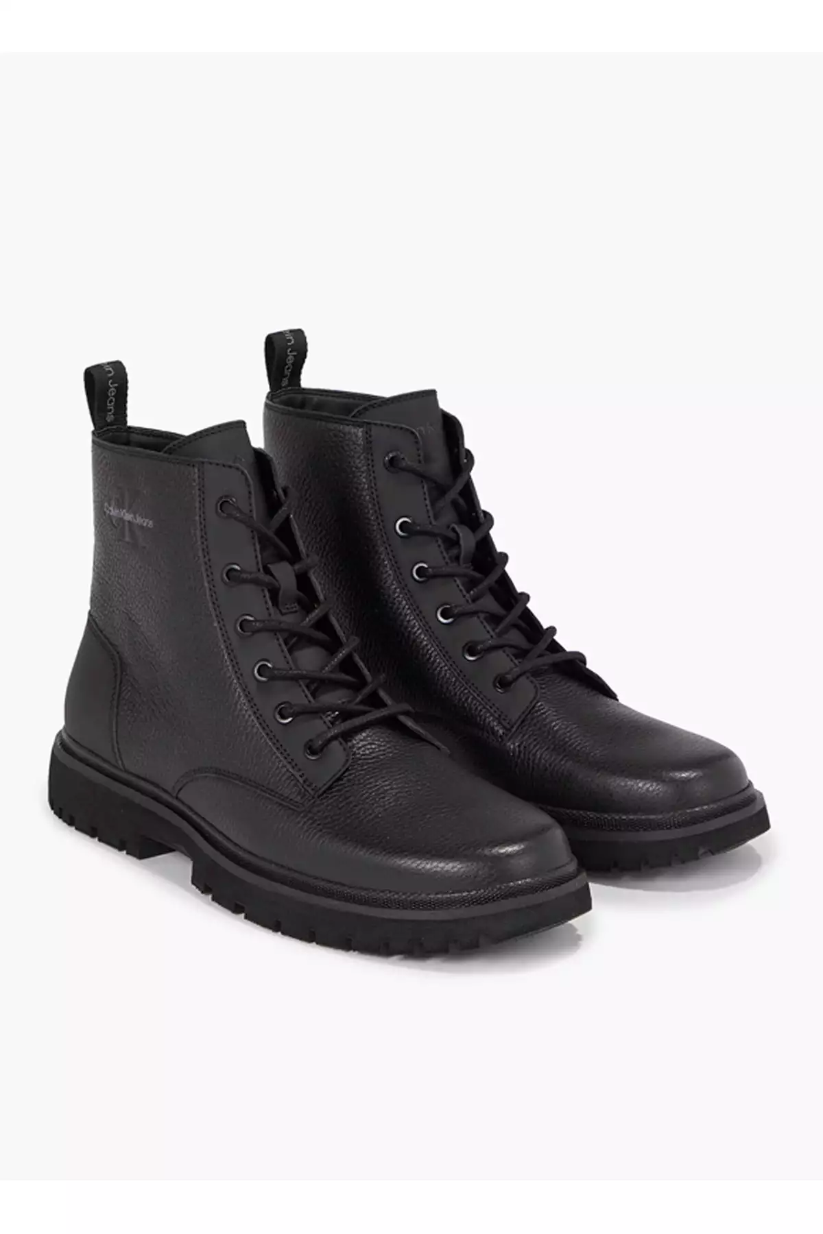 چکمه مردانه مشکی چرم برند Calvin Klein - 773527113