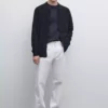 ژاکت بافتنی ۱۰۰٪ پنبه برند Massimo Dutti - 956219254