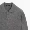 پالتو یقهدار با ترکیب پشم یکنواخت برند Massimo Dutti - 1019067984
